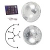 Generic Silver Earth Globe Desk Lamp, Touch Switch, Globe Diam.