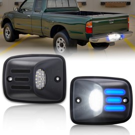 Gempro Blue OLED Neon Tube LED License Plate Light Tag Lamp Assembly Replacement For Toyota Tacoma 1995-2004 Pickup Truck