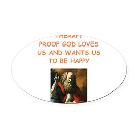 CafePress Therapy Euro Oval Car Bumper Magnet