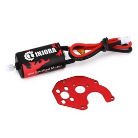INJORA RC Car Motor 050 66T Brushed Motor for 1/24 RC Crawler Axial SCX24 AX24 AXI00002 AXI00001 AXI90081 AXI00004 Upgrade Parts (with Metal Bracket)
