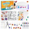 Pllieay 65 Piece Shrink Film Set Key Ring Includes A5