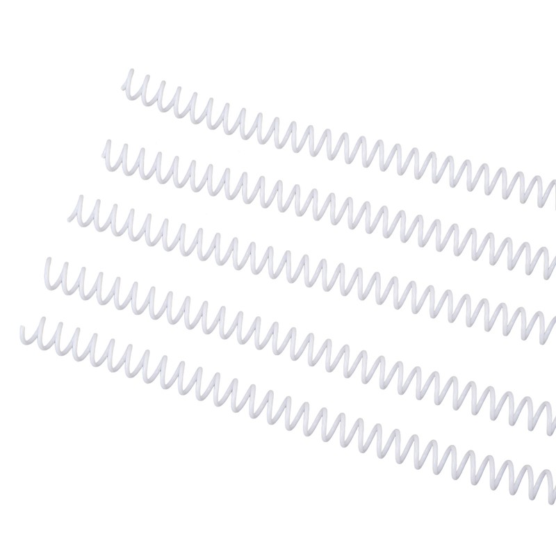 100PCS Spiral Binding Coils 48 Loops 4:1 Pitch A4 Paper