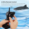 OBEST Remote Control Boat Shark RC Shark Boat Toy 2