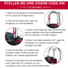 ZHEGE TSA Lock Suitcase, Suitcase Locks, 4-Digit Locks, Combination Code