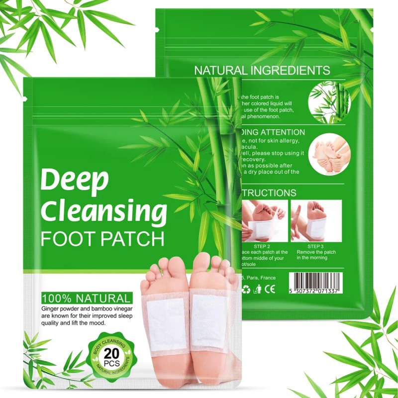 Parches Detox Pies + Limpieza Natural Noche | Kit 60