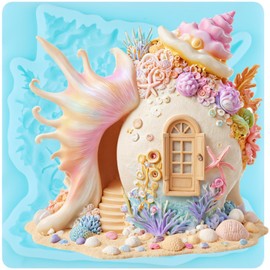 Conch House Fondant Silicone Molds