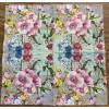 TWO Pink Floral Paper Napkins Decoupage Flowers Spring Springtime Bouquet