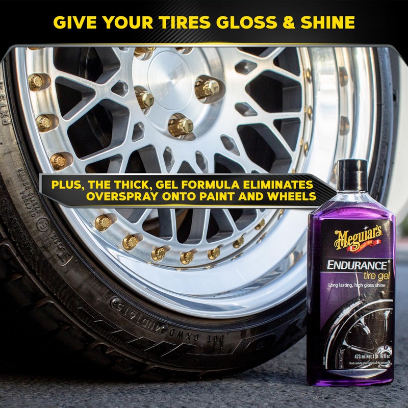 Meguiar's G7516 Endurance Tire Gel, Premium Tire Gel for a
