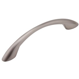 Silverline Tapered Curved Arch Bow Transitional Drawer Handle Pull Cabinet Hardware CC: 3-3/4" (10)