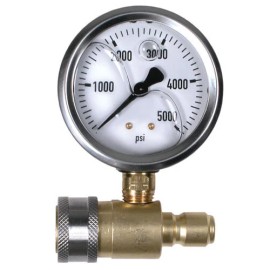 Pressure Washer Quick Connect 2.5" Pressure Gauge 5000psi | V-ATG001