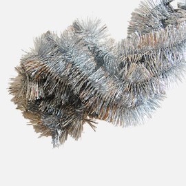 Inge-glas Tinsel Garland Shiny Silver 270 cm Long