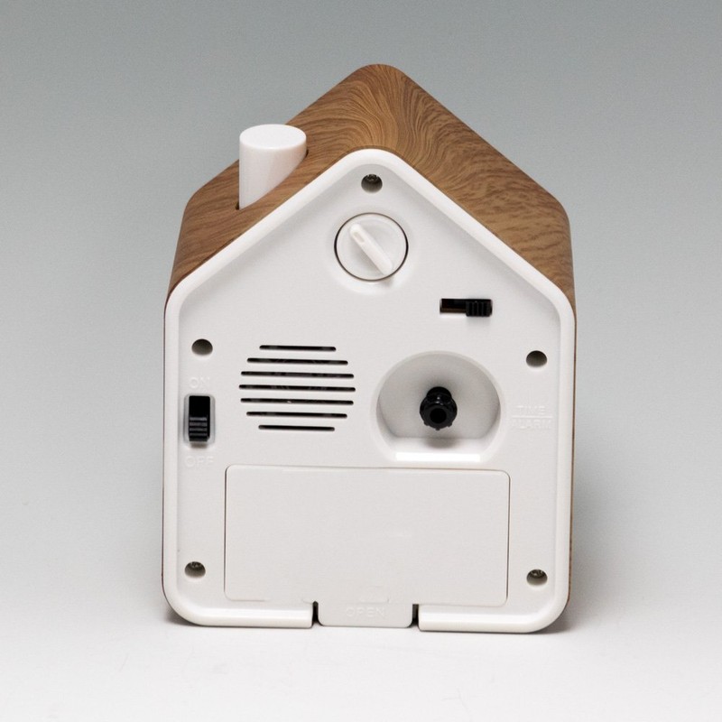 Seiko Clock PYXIS Alarm Clock, Nature Sound, Analog, Switchable Alarm