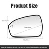 SIDMILE Driver Side Mirror Fit for Ford Fusion 2013-2021 Replace
