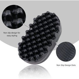 Rubber Curling Twisted Hair Comb, 1Pc Dreadlock Hair Brush curling Hair Comb,Curling Twisted Hair Brush Afro Braid comb Styling Brush,Dreadlock Twist Styler Brush for Home and Salon Use