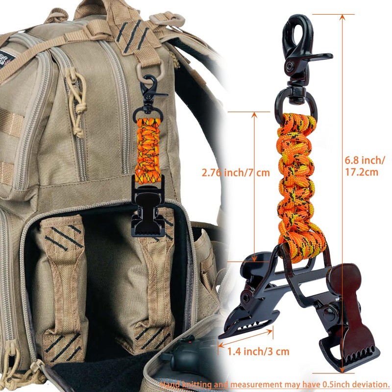 KUNN Double End Tactical Glove Clips Work Glove Holders Hardhat