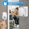 Aoreun Wireless Doorbell, Waterproof with 2 Receivers, Wireless Doorbell, 300