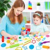 LCY WEDSHI Playdough Tool Set, 49 Pcs Play Dough Tools