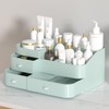 MIUOPUR Makeup Organizer for Vanity, Large Capacity Desk Organizer with