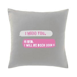Hippowarehouse Hi Bed, I will be back soon x Printed bedroom accessory cushion cover case 41x41cm