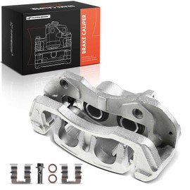 A-Premium Disc Brake Caliper Assembly with Bracket Compatible with Select Mitsubishi Models - Montero 1992-1996, Montero Sport 1997-2003, L4 2.4L, V6 3.0L, V6 3.5L - Front Left Driver Side