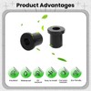 20PCS Rubber Grommets 1/4"(6mm) Drill Hole, 3/16"(4mm) ID Durable Black