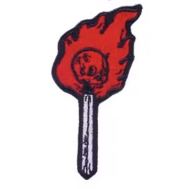 Pinstant Lit Matchstick Match Stick Light On Fire Spark Ignite Start Burn Burning Patch