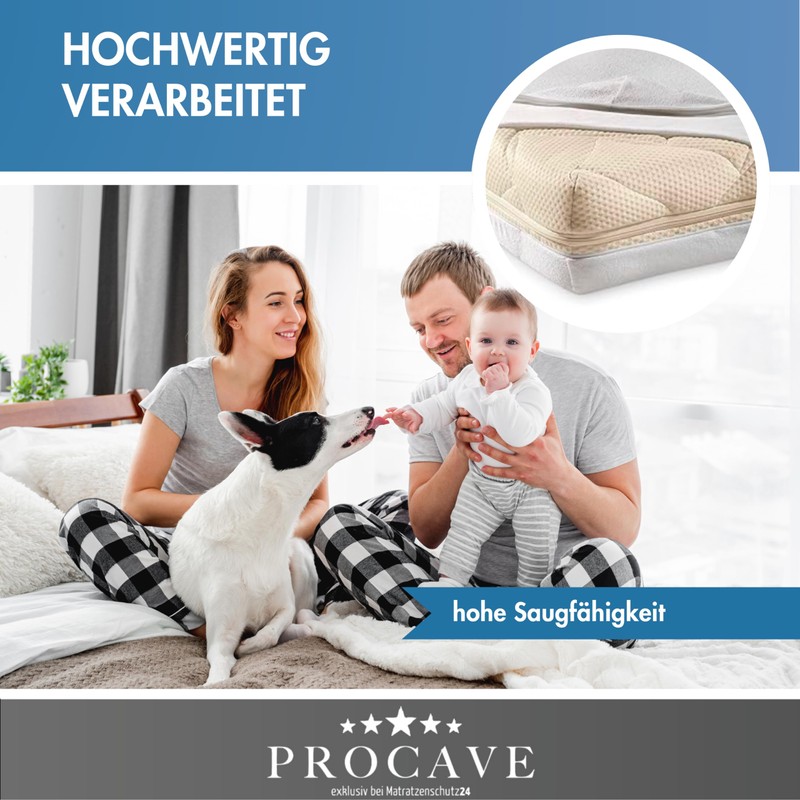 Procave Mattress Cover Terry Cloth Unquilted