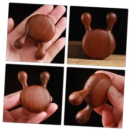 SAFIGLE Sandalwood Gua Sha Tool for Nose Facial Reflexology Massage Stick Wooden Manual Massage Equipment for Skincare and Face Lifting