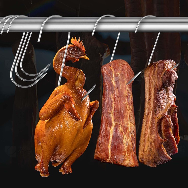 15 Pcs Stainless Steel Meat Hooks Butcher Hooks 3 Different