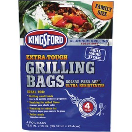 Grilling Bags, 15.5 x 10-In., 4-Pk.