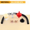 MOTOALL Fuel Gas Tank Grommet Bushing Shut Off Valve Kit