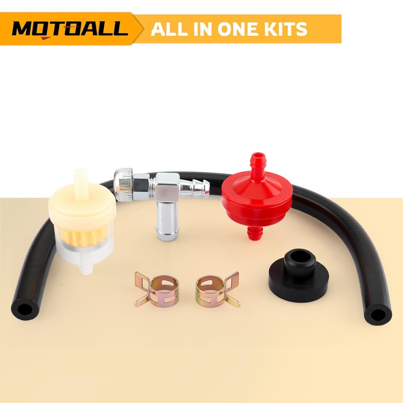 MOTOALL Fuel Gas Tank Grommet Bushing Shut Off Valve Kit