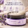 Exfoliante Corporal con Aceite Esencial de Lavanda Azúcar 250g Aura