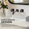 ALEASHA Wall Mounted Bathroom Sink Faucet Oil Rubbed Bronze Bathroom