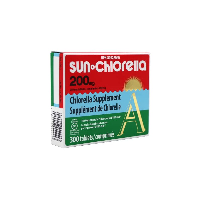 Sun Chlorella Usa Chlorella 200 Milligrams - 300 tabs (Pack