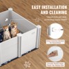 VEVOR Whelping Box for Dogs, 38.6 x 38.6 x 18.1in