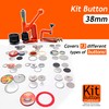 Cardenas - Kit Button Maker Machine - Button Maker Mold,