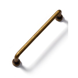 SORWDUERM 5Pack Antique Brass Cabinet Pull 128mm Hole Center Vintage Kitchen Cupboard Handles Furniture Hardware for Wardrobe Drawer Dresser