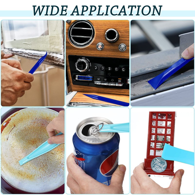 Non-Scratch Plastic Scraper Tool Carbon Fiber Plastic Cleaning Scraper Tool