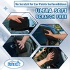 HOMEXCEL Professional Large Microfiber Car Drying Towels 4 Pack, Lint