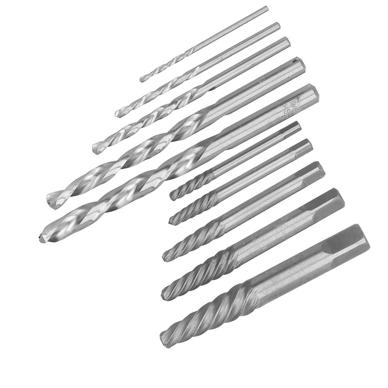 Screw Extractor Drill Bit Set Left Hand Cobalt British System