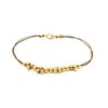 JENNYandJUDE Gold Fill Cluster Beaded Silk String Bracelet also available