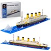 Seyaom Titanic Ship Model Building Block Sets, Micro Mini Blocks