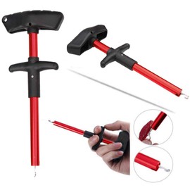 VOANZO Fishing Hook Remover, Squeeze-Out Fish Hook Separator Tools, Fishing Hook Extractor Puller Removal Tool 170x75x30mm (Red)