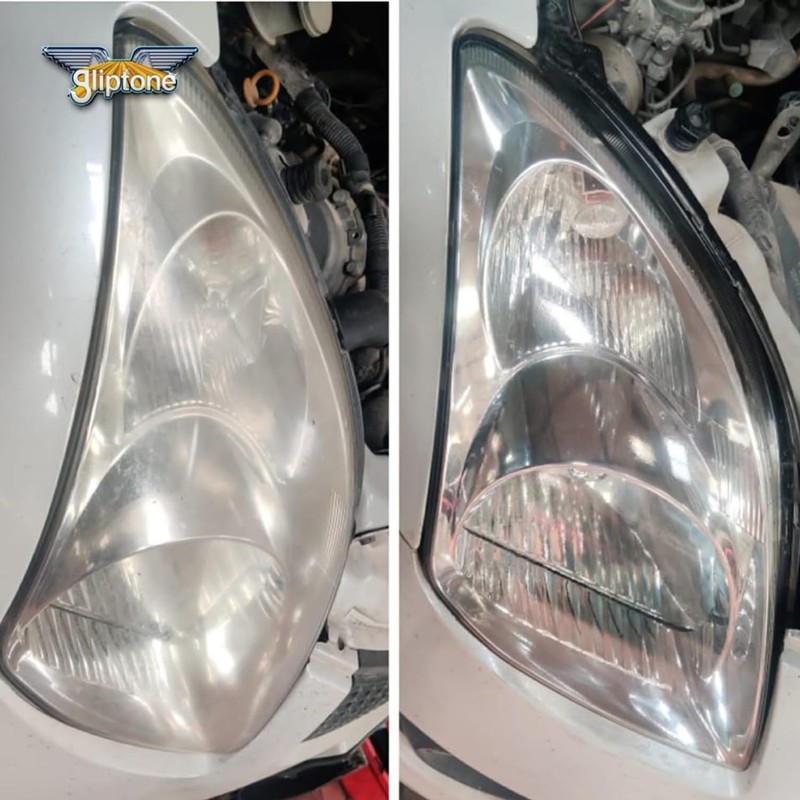 Gliptone Headlight Restoration Kit, No Sanding or Tools Required, Restores