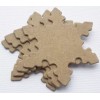 Unbranded (20) SMALL SNOWFLAKES - Bare Winter Christmas Chipboard Die