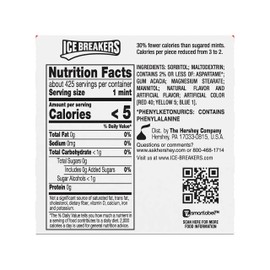 ICE BREAKERS Candy Cane, Christmas Sugar Free Breath Mints Tins, 1.5 oz (8 Count)