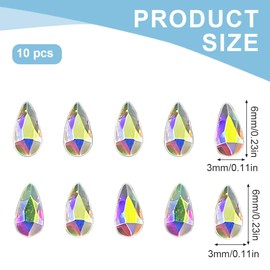 SGERUFZ 10 pcs Tooth Crystal Tartar Tooth Ornaments Teeth Gemstone Beauty Dental Diamond Tooth Ornaments Jewellery Decoration Crystal Gemstone Rhinestone Decor