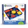 Learning Resources Attribute Blocks Desk Set in Tray