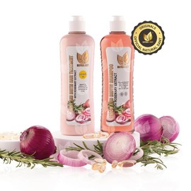 Natural Sant Onion, Rosemary and Biotin Shampoo & Treatment (16 Fl Oz/500 ml)
